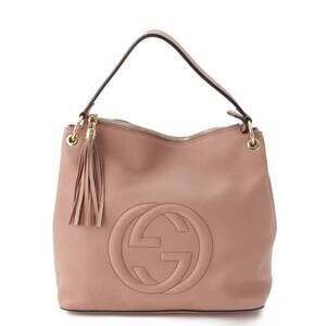Gucci Interlocking GG Soho Shoulder Handbag Pink